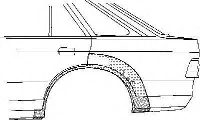 VAN WEZEL 1844148 -  Боковина